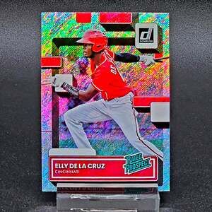 Elly De La Cruz 2022 Donruss Rated Prospect Rapture RC Cincinnati Reds Rookie